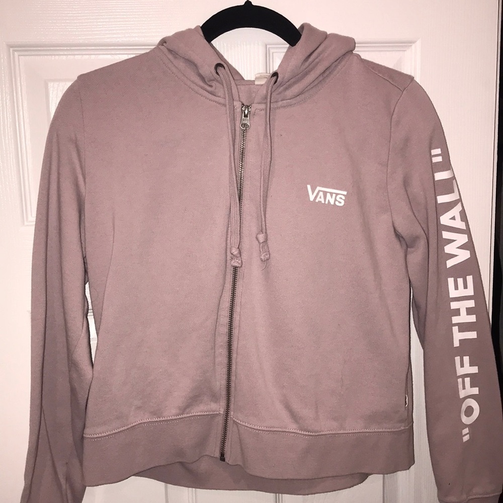 Vans crop zip up!